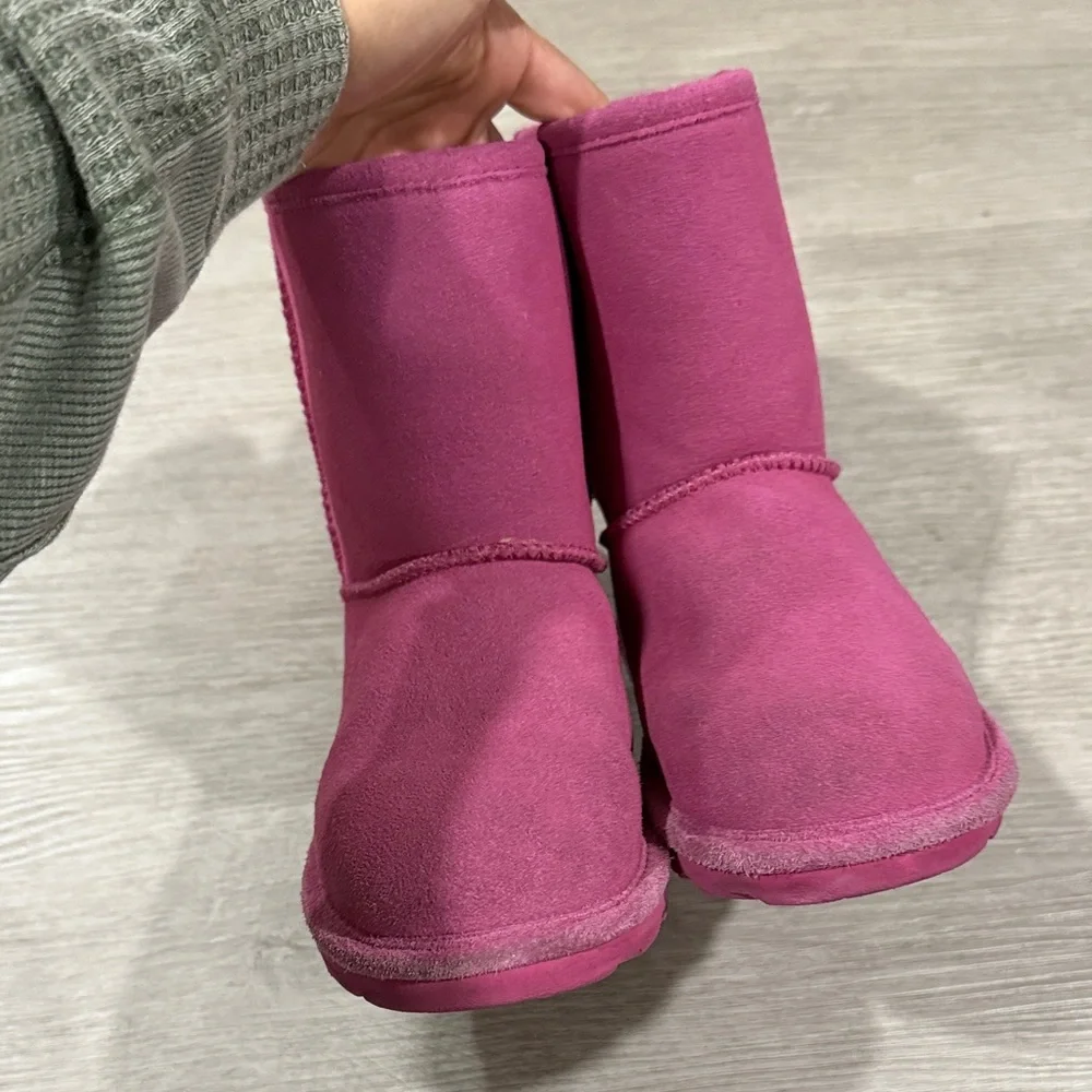 Bearpaw Sherpa lines boots for girls Pink/ Shearling Boots